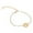G, variant on Initial Bracelet 18K Gold Plated Stainless Steel Letter Bracelet Charm Bracelet Delicate Disc Name Bracelet for Women Girls Matching Bracelets for Couples Silicone Bracelet Green Bracelet
