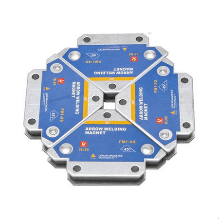 

4Pcs 50KG Magnetic Welding Holders Angle Solder Magnet Weld Fixer Positioner Ferrite Holding Auxiliary Locator