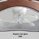 thumbnail image 2 of CITYLUZ VENTILADOR DE TECHO LED CON CONTROL REMOTO – 4 VELOCIDADES Y 3 TEMPERATURAS DE LUZ 72W, 40CM X 12.5CM, INCLUYE 1 UNIDAD, 2 of 7