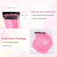 thumbnail image 4 of LAICAIW 22 Pcs Extensions de Cheveux Colorées Bouclées Ondulées Accessoires pour Filles Femmes Enfant, Mèches de Fête Multicolores à Clipser Postiche Arc-en-Ciel Synthétique (Ensemble Coloré), 4 of 6