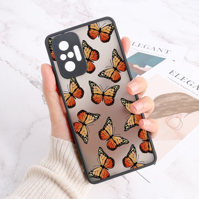 Funda dura mate para Xiaomi Redmi Note 10 Pro, 9 Pro, 9s, 10s, Mi 11 Lite, 11T, Note 10 Lite Fivean unisex