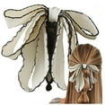 thumbnail image 6 of Elegant Korean Bow Banana Hair Clips for Women - Ponytail and Thick Hair Accessories, 6 of 9