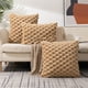 thumbnail image 1 of Almohada de soporte lumbar de terciopelo de copo de nieve para tejer | Cojín de terciopelo PV suave con acolchado fino | Funda de almohada con cremallera oculta | Sofá decorativo y cojín de oficina, 1 of 7