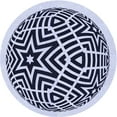 thumbnail image 1 of Ahgly Company Machine Washable Indoor Round Transitional Heavenly Blue Area Rugs, 4' Round, 1 of 7