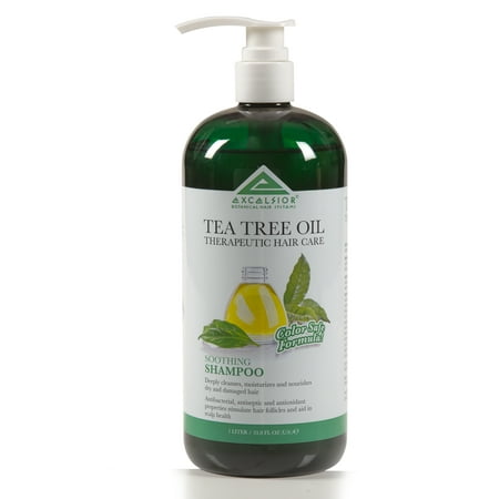 Excelsior Tea Tree Oil Hair Care Shampoo, Deeply Cleanses, Moisturizes & Nourishes Dry & Damaged Hair, Antibacterial, Antiseptic & Antioxidant Properties, Stimulates Hair Follicles 33.8oz