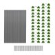 thumbnail image 3 of Aros de jardín para camas elevadas Suministros de jardinería Aros de túnel de cultivo Túnel de jardín 30 piezas, 3 of 9
