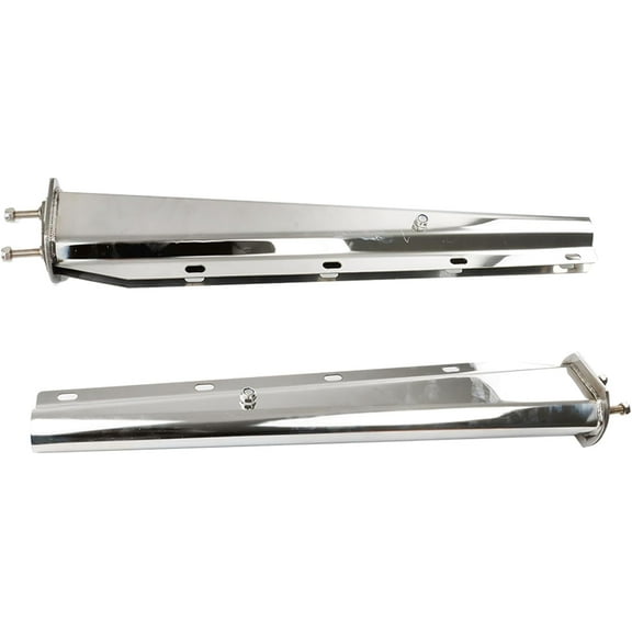 LABLT 30 Stainless Steel Straight Mud Flap Hanger 2 1/2 Bolt Tapered Replacement for Semi Truck