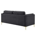 thumbnail image 6 of Modway Kaiya Performance Velvet Sofa in Charcoal, 6 of 10