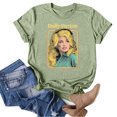 thumbnail image 2 of JINGTIAN Dolly Women's Country Music T-Shirt Retro Western Graphic Tee Nashville Concert Shirt Short Sleeve Crew Neck Music Fan Gift, 2 of 5