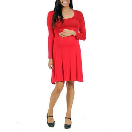 

Women s Long-sleeve Maternity Plus Dress