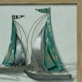 thumbnail image 4 of Coastal Tropical Sails Openwork Framed Metal Wall Art 39 x 20, 4 of 5