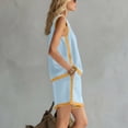 thumbnail image 6 of Enjoytime Womens Two Piece Sets 2026 Color Block Sleeveless Tops Shirts Matching Set Summer Casual Travel Outfits, 6 of 6