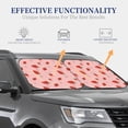 thumbnail image 4 of Fotbe Cute Strawberry C 2-Piece Car Windshield Sun Shade | Sun Blocker for Car Windshield | Foldable Automotive Interior Accessories for Sun Protection-Small, 4 of 7
