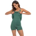 thumbnail image 4 of HDE Womens Exercise Workout Dress with Built-in Shorts Sleeveless Athletic Dresses for Golf Tennis Evergreen, 4 of 6
