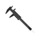 thumbnail image 5 of 150mm High Accuracy Plastic Double Rule Scale Vernier Caliper Measuring Tool 0.5mm(Black), 5 of 5