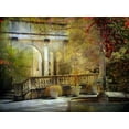 thumbnail image 2 of Rivera, John 14x12 White Modern Wood Framed Museum Art Print Titled - Courtyard, 2 of 4