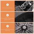 thumbnail image 2 of Casual Baseball Hats Retro Style Baseball Hat Outdoor Use Dark Grey Denim Cotton Sun Blocking 1Pack, 2 of 4