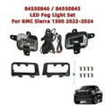 thumbnail image 2 of Front Bumper LED Fog Light + Cover +Wire Harness For GMC Sierra 1500 2022-2024, 2 of 5