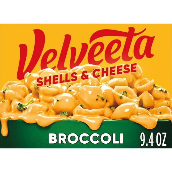 Velveeta Shells and Cheese Broccoli Macaroni and Cheese Dinner, 9.4 oz Box