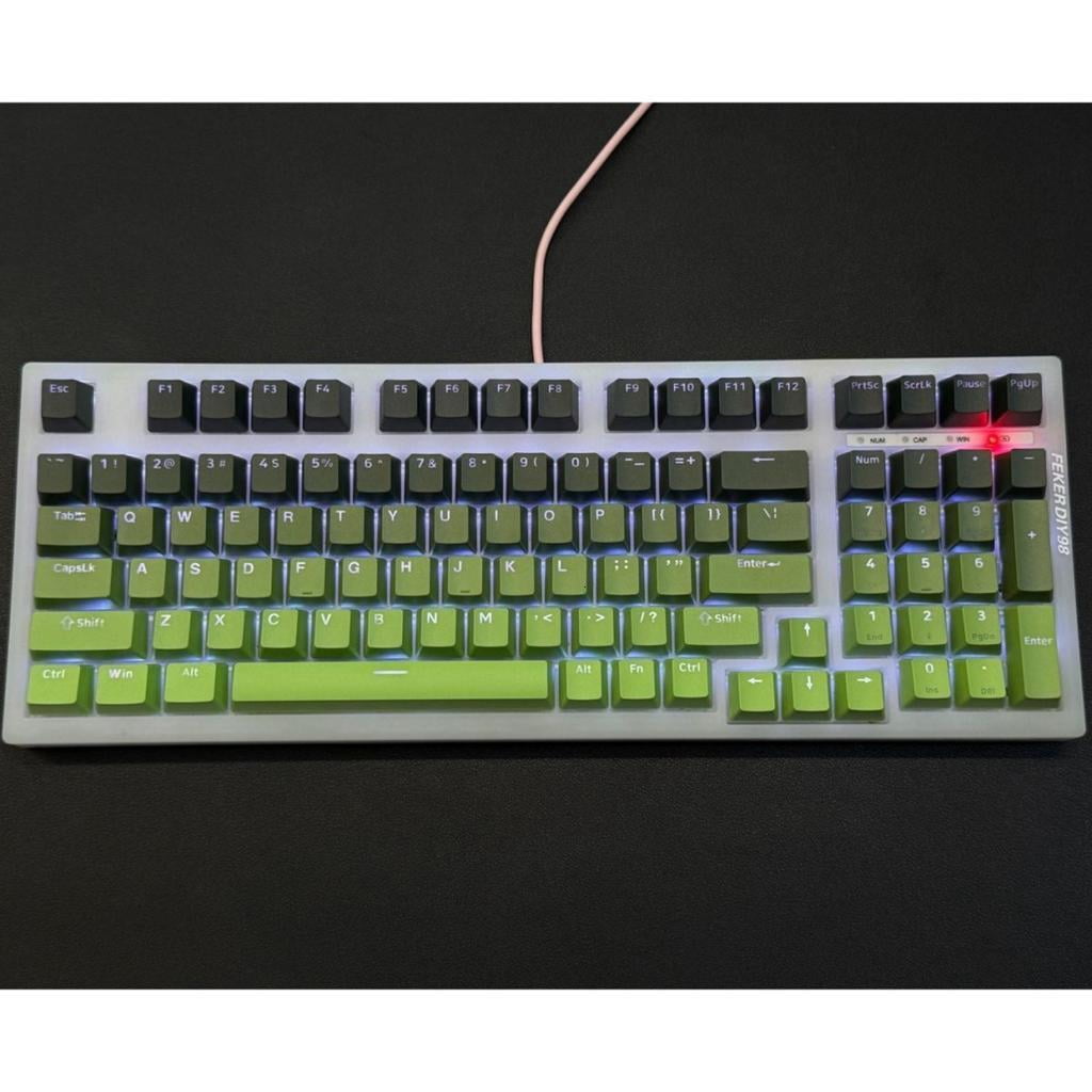130PCS Colorful Keycaps Set for Mechanical Keyboards with OEM Height and Unique Look Color Keycaps Replacement