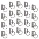 thumbnail image 1 of ADDHAT 30Ud Kit De Para Llaveros Con De Metal Y Anillos Partidos Para Manualidades, 1 of 6