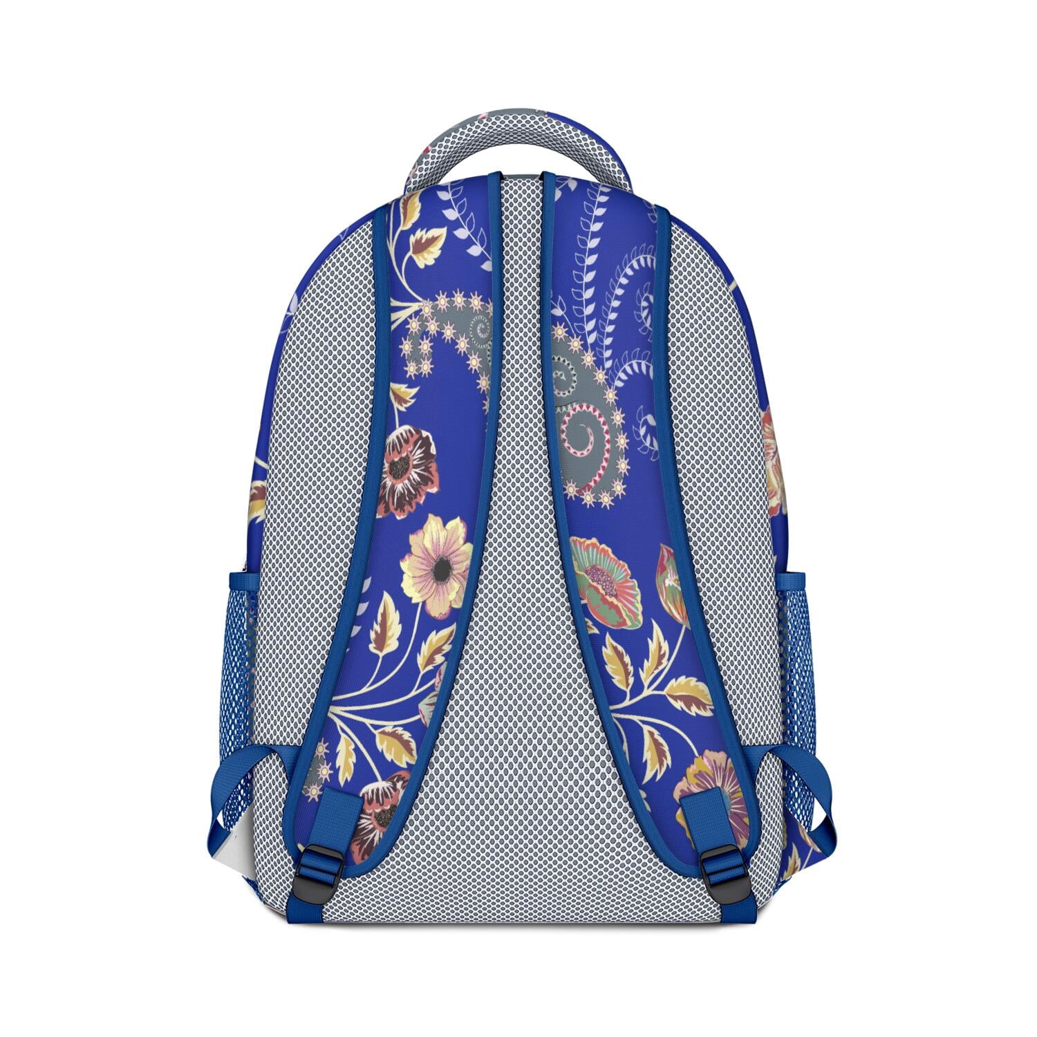 Boho Chic Paisley Backpack - Waterproof & Lightweight Bookbag for College Students & Commuters
