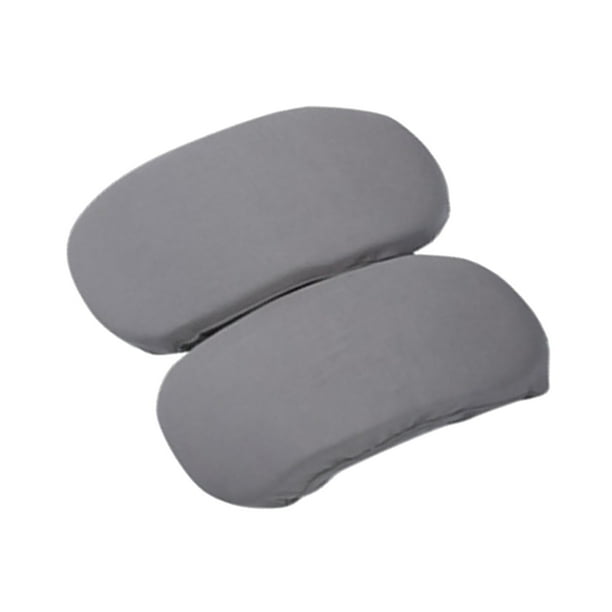 Fundas de Reposabrazos para Silla de Oficina Tejido Elástico Protector de gris