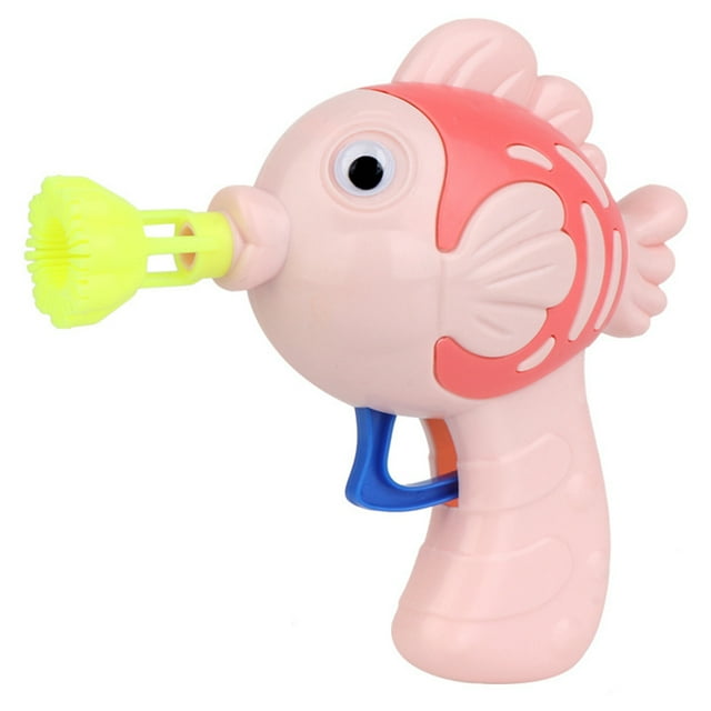 Baguette à Bulles pour Enfants, Poisson Mignon de Dessin Animé, Machine à Bulles à Pression Manuelle, Jouet pour Faire des Bulles