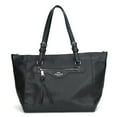 thumbnail image 1 of Pre-Owned Coach Tote Bag C5690 Leather Black Women's COACH (Good), 1 of 11