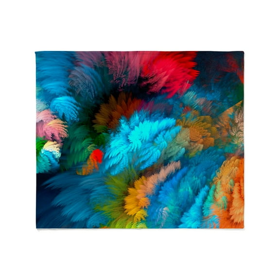 CafePress - Abstract Clouds Throw Blanket - Soft Fleece Throw Blanket, 50"x60" for All Ages