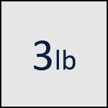 3 lbs