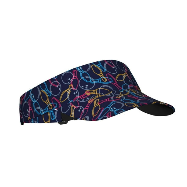 Balery Multicolor Bowling Gorra deportiva con visera ajustable para mujer y hombre (talla única)