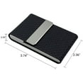 thumbnail image 3 of LQQBOX Business Card Holder, Metal Slim Business Card Case, Pocket Card Holder for Women or Men, PU Leather Business Card Holder Case RFID Blocking Name Card Holder with Magnetic Closure, 3 of 7