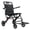17.7"-No Handle, variant on Portable Folding Transport Wheelchair,Transport Wheelchair Lightweight Foldable,Tran Sport Wheelchairs Lightweight Foldable Wheel Chair for Adults,Travel Wheel Chair for Elderly (BlackA)