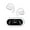 White, variant on Bdday Ear Mounted Non In Ear Intelligent Digital Display Bluetooth 5.3 Directional Sound Transmission With Long Battery Life Wireless Earphones