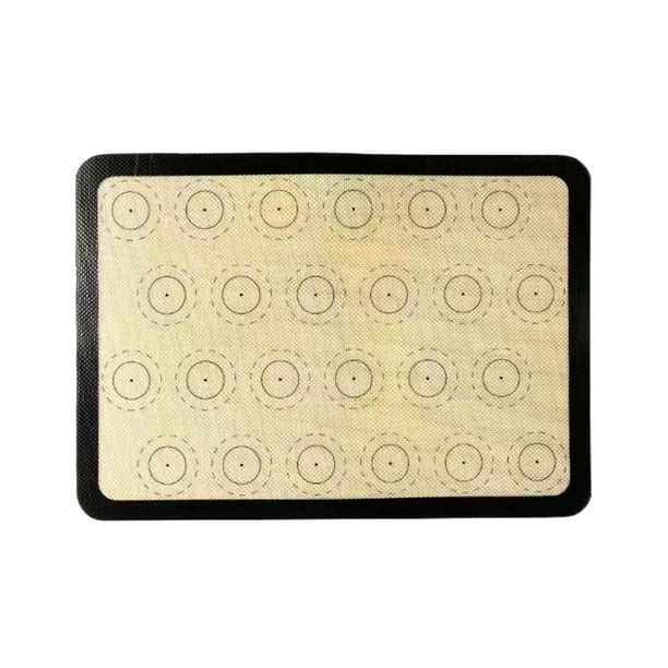 Tapete de silicona para hornear de 0,7 mm, antiadherente, reutilizable, apto para lavavajillas, resistente al calor, para hacer galletas y pasteles.