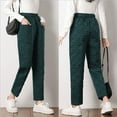 thumbnail image 5 of Bigersell Women Straight-Leg Pants Full Length Fashion Casual Women Solid Span Ladies High Waist Keep Warm Long Pants Full Length Pants Leggings Fall Leggings for Ladies, 5 of 5