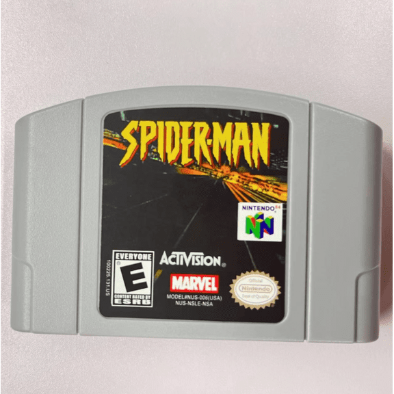 Spider Man N64 Game Cartridges - US Version