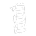 thumbnail image 3 of Estante expandible para encimera de cocina, estante para preparar platos, organizador de mesa de cocina para Cinco capas, 3 of 9