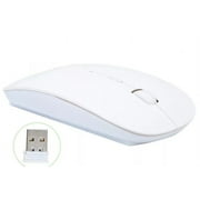 2.4GHz USB Wireless Optical Mouse Mice for Apple Mac Macbook Pro Air PC White