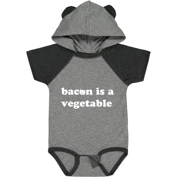 Inktastic Bacon Is A Vegetable Boys or Girls Baby Bodysuit