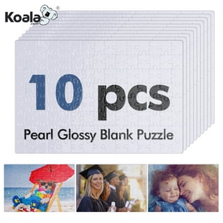  24 Sheets Sublimation Blank Puzzle 120 Pieces A4 Jigsaw Puzzles  DIY Heat Press Blank Puzzle Craft for Heat Press Thermal Transfer Make Your  Own Puzzles : Arts, Crafts & Sewing