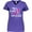 Purple, variant on Inktastic Breast Cancer Awareness Her Fight is our fight Women's V-Neck T-Shirt