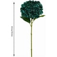 thumbnail image 3 of 8Pcs Emerald Green Fake Flowers Silk Hydrangea Artificial Flowers Bouquets Faux Hydrangea Stems for Home Table Centerpieces Wedding Party Decoration, 3 of 14
