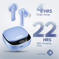 thumbnail image 2 of Auriculares inalámbricos verdaderos Groovz Bluetooth 27 h IPx4 azul claro, 2 of 9
