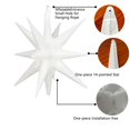 thumbnail image 3 of Globos de aluminio ZSYLYTKV White Star de 14 puntas y 22 pulgadas, paquete de 6, 3 of 6