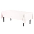 thumbnail image 2 of Exquisite White Plastic Tablecloth Cover - 54" x 108" - Heavy Duty - Disposable - Single Count, 2 of 6