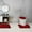 Burgundy178, variant on Tuvgenk Bath Rugs Valentine'S Day Washable House Toilet Rug U-Shaped Red 8×16in Set Of3 Floor Mats