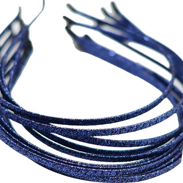 Banda de pelo para El Cabello Al Por Mayor con Purpurina, Accesorios para El Cabello, Accesorios para El Cabello en apariencia de , - azul marino Magideal Banda de pelo