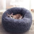 thumbnail image 5 of HJJLRH Cat Beds for Indoor Cats, Cat Bed Machine Washable, Fluffy Round Pet Bed Non-Slip, Calming Soft Plush Donut Cushion Self Warming for Small Dogs Kittens, 5 of 6